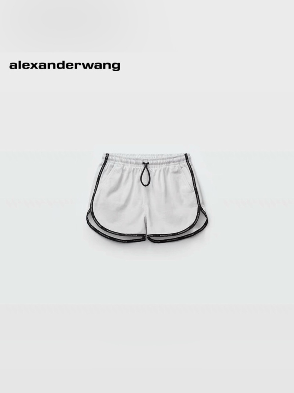 Alexander Wang Track shorts optic white